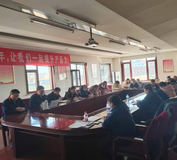 面食分公司員工進(jìn)行產(chǎn)品質(zhì)量的培訓與考核
