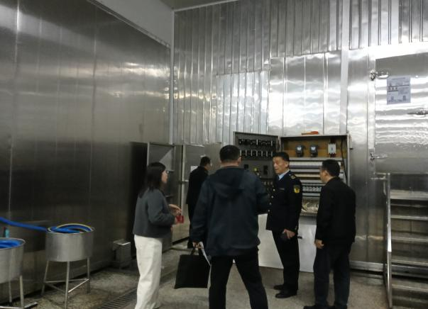 安全管理部門(mén)對健達公司進(jìn)行安全隱患問(wèn)題復查工作