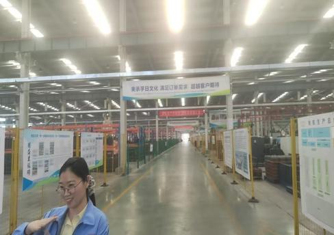 公司李總帶隊參觀(guān)孚日集團機電車(chē)間